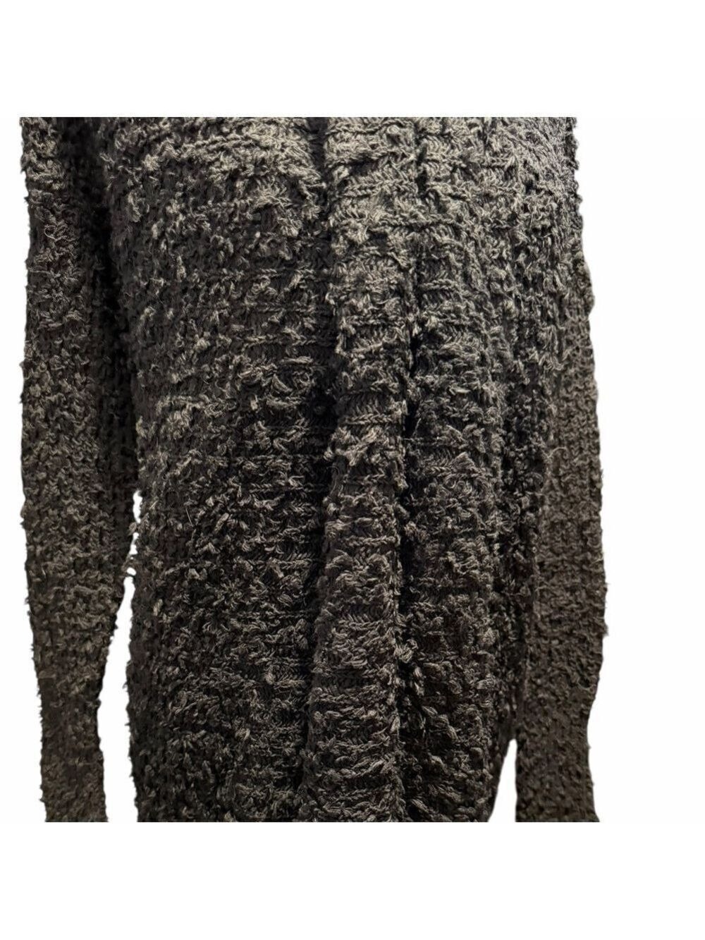 Akemi + Kin Anthropologie Bernadette Cozy Cardigan Shaggy Knit Open Front Small - Picture 4 of 7